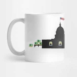 Government Corruption Black/No Text Mug